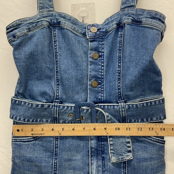 THE BACHELORETTE: INSTAGRAM HANNAH BROWN’S DENIM JUMPSUIT show me your mumu Sz M - Picture 6 of 13